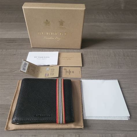 burberry heritage stripe leather international bifold wallet|Burberry Limited.